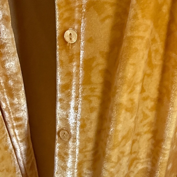 Free People Golden Velvet Tiered Duster - Picture 5 of 5